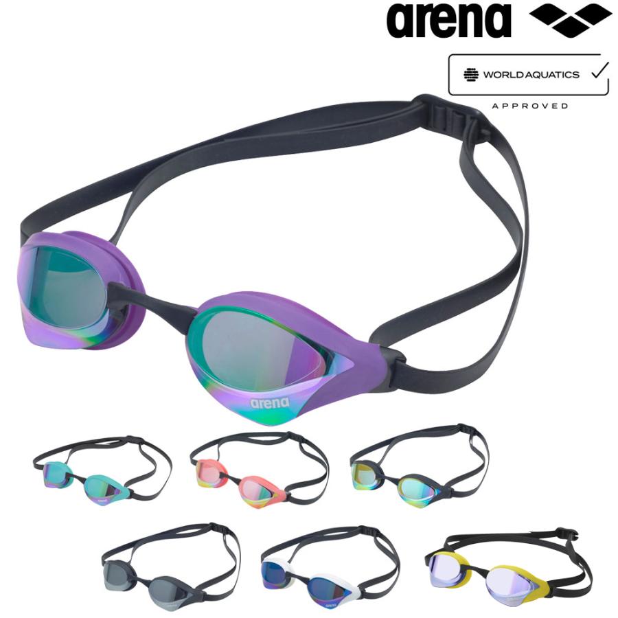 アリーナ（arena） 水泳 レーシングゴーグル コブラコアミラーレンズ
