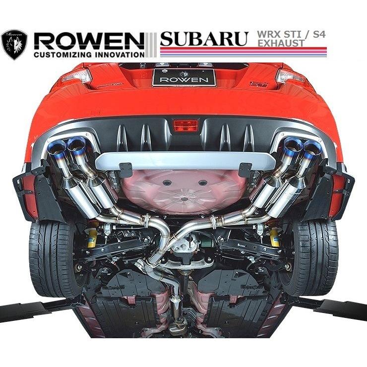 M's】SUBARU WRX S4 VAG専用 4本出し 4サイレンサー マフラー チタン