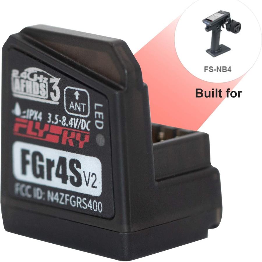 FLYSKY FGr4S 受信機 【 NOBLE NB4 PL18 PRO 送信機 対応 AFHDS 4CH