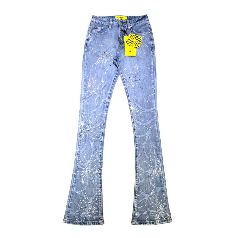 GUAPI グアピ フレア デニムパンツ ボトムス ジーンズ メンズ ロング丈