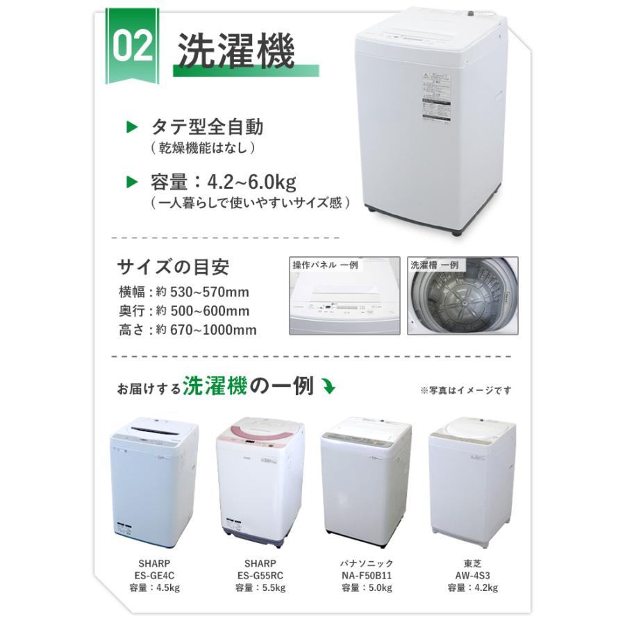 SHARP（シャープ） 中古家電セット 一人暮らし 単身用 3点セット