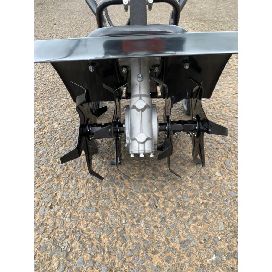 エンジン式 タイヤ付 耕運機 ハイパワー作業能力アップ 52cc 女性