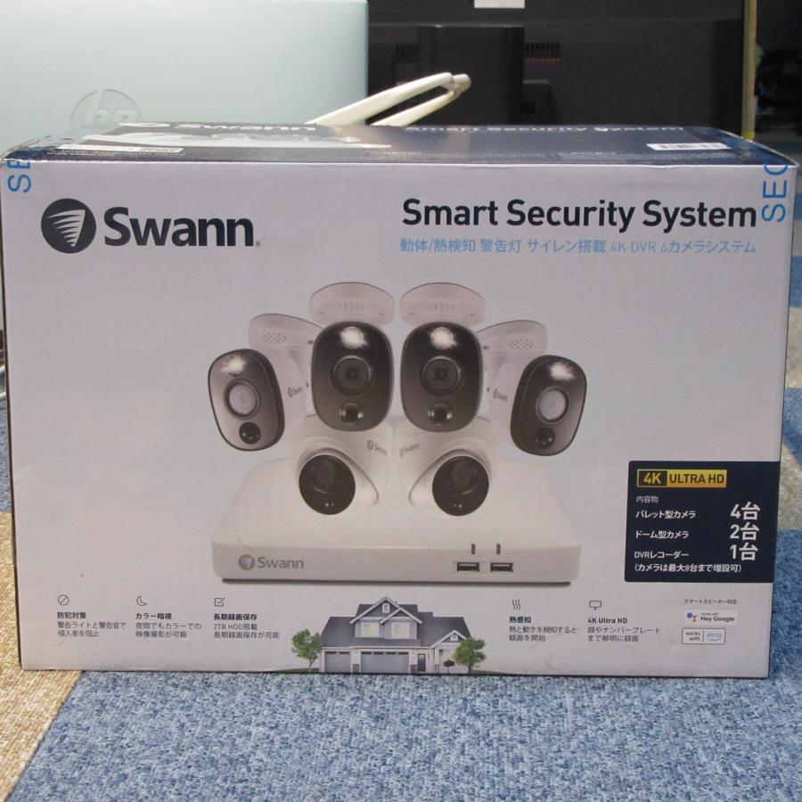 Swann 4K DVR 6台カメラセット SWDVK-85680W4WL2D-JP スワン