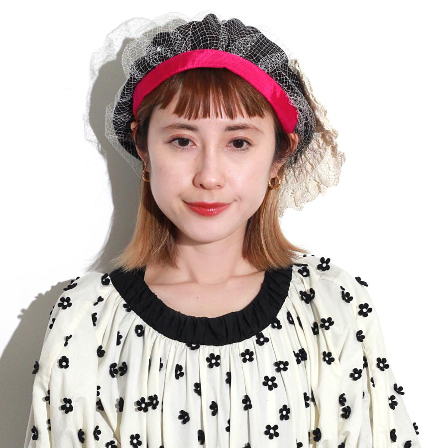 Barairo no Boushi ベレー帽 レディース フリル 春夏 帽子 ベレー バラ