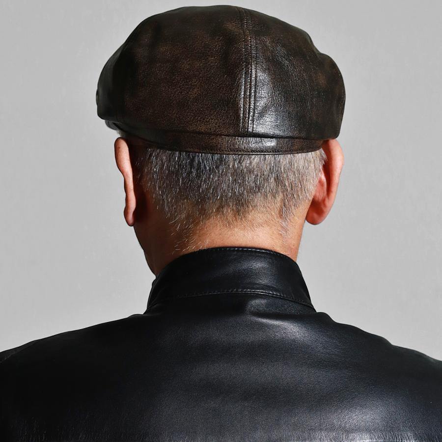 Schott N.Y.C（ショット） キャスケット レザー ハンチング 本革