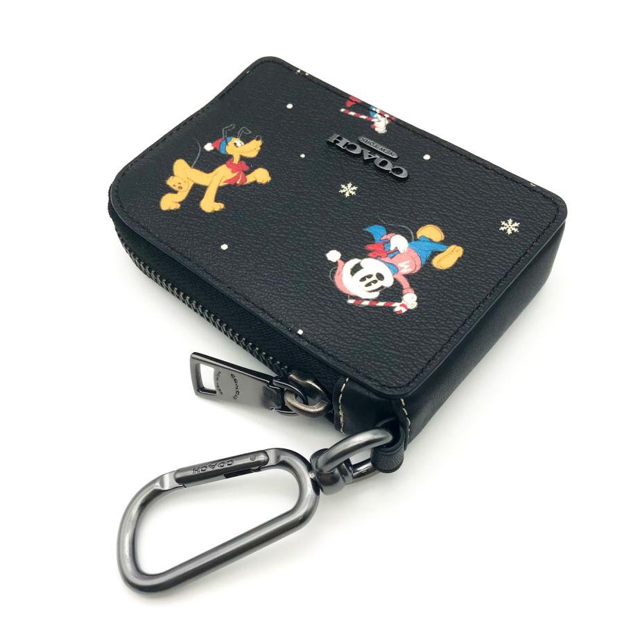 COACH（コーチ） ☆COACH☆ Lジップ キーケース ホリデイ プリント
