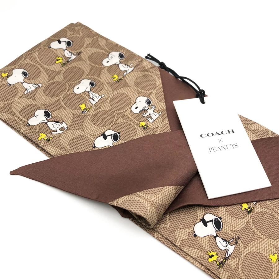 COACH（コーチ） ☆COACH☆ シグネチャー スヌーピープリント シルク