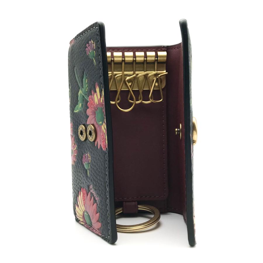 COACH（コーチ） ☆COACH☆ 6リング キーケース フローラル プリント