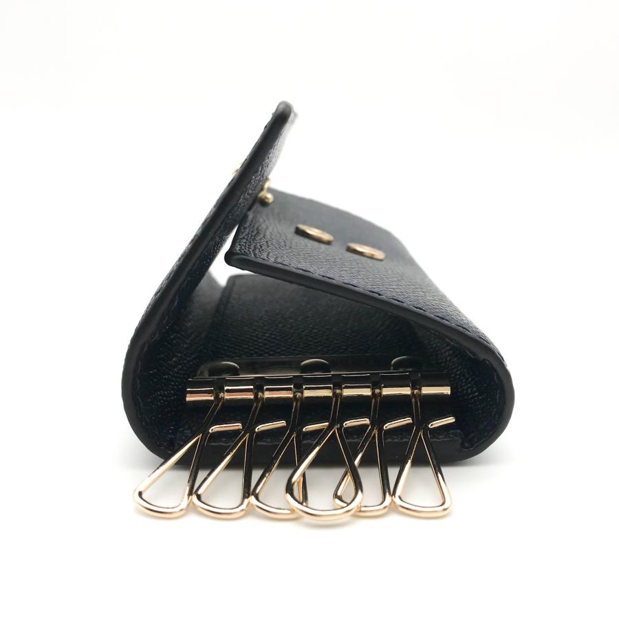 COACH（コーチ） ☆COACH☆ 6リング キーケース クロスグレインレザー