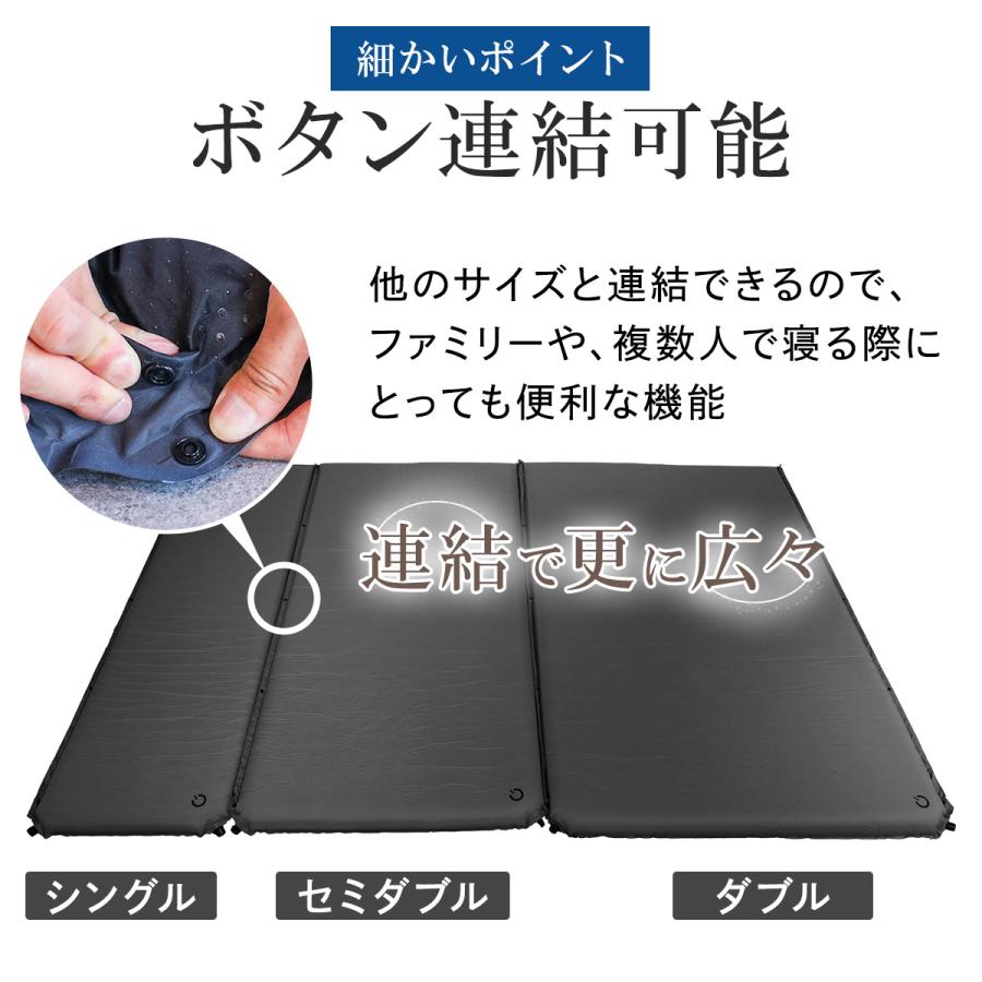 QUICKCAMP（クイックキャンプ） 車中泊マット 8cm シングル 2枚セット