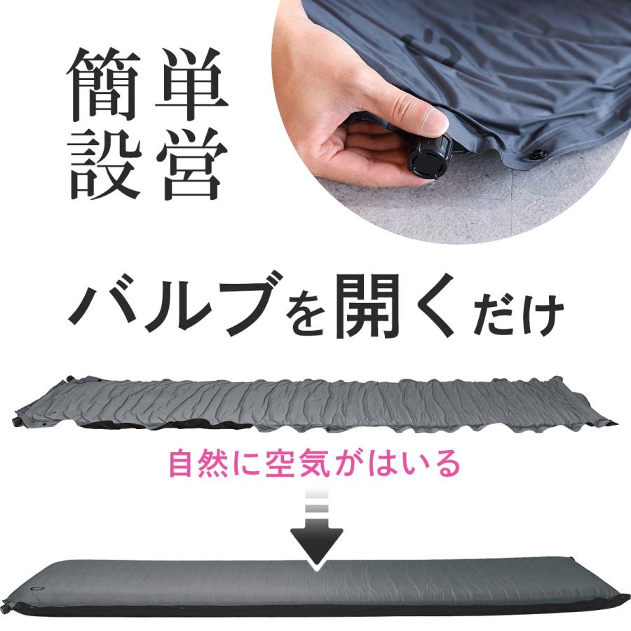 QUICKCAMP（クイックキャンプ） [180日保証] 車中泊マット 8cm ダブル