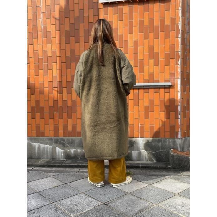 H.UNIT STORE LABEL HUNIT エイチユニット Nylon×Boa switching coat