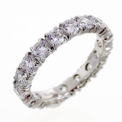 指輪 フルエタニティリング ダイヤ2ct ダイヤモンド リング プラチナ