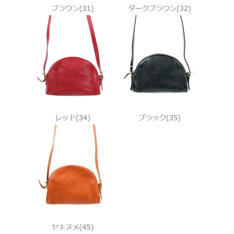 IL BISONTE（イルビゾンテ） 半月型ミニショルダーバッグ レディース