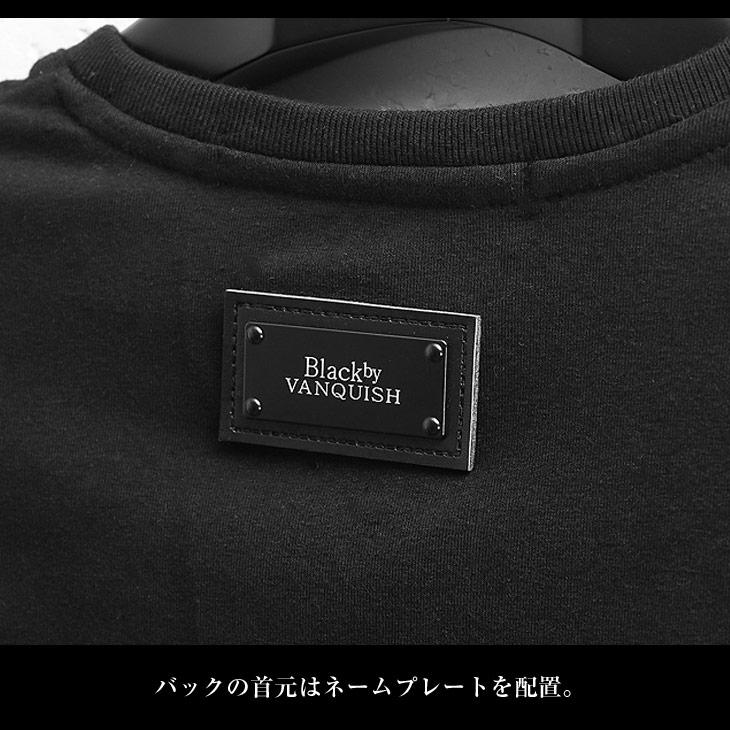 BLACK by VANQUISH（ブラックバイバンキッシュ） Tシャツ メンズ ロゴ