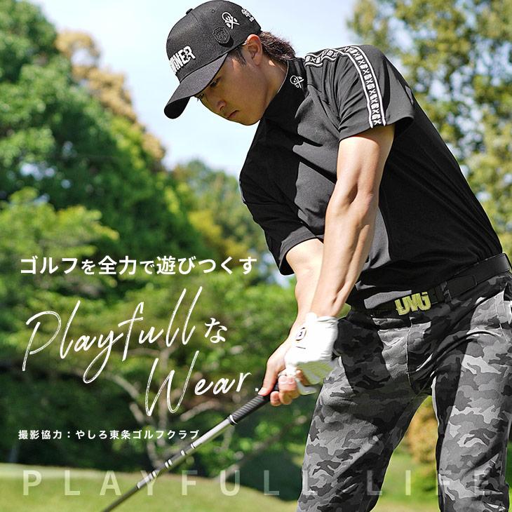 joker（ジョーカー） ゴルフウェア 半袖モックネック Tシャツ メンズ