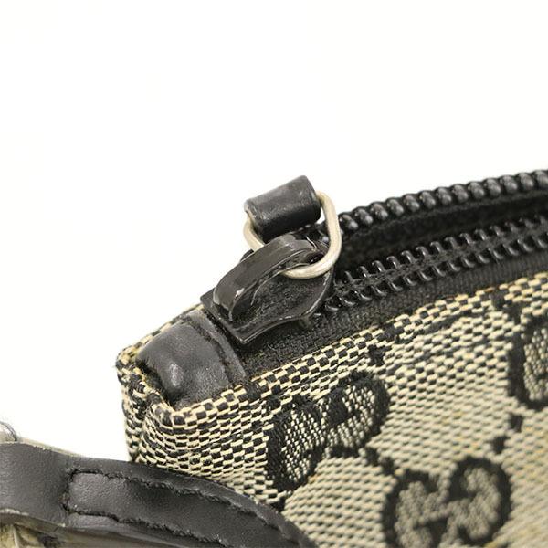 グッチ GUCCI GG柄 ブラック キャンバス アクセサリーポーチ 0391103