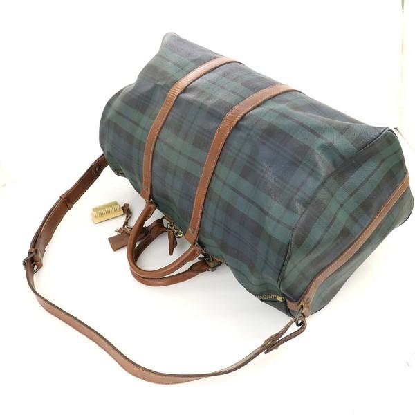 ポロラルフローレン POLO RALPH LAUREN グリーンチェック×ブラウン PCV