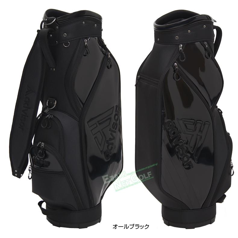 advisor ゴルフバッグ キャディバッグ ブラック ドラゴンデザイン