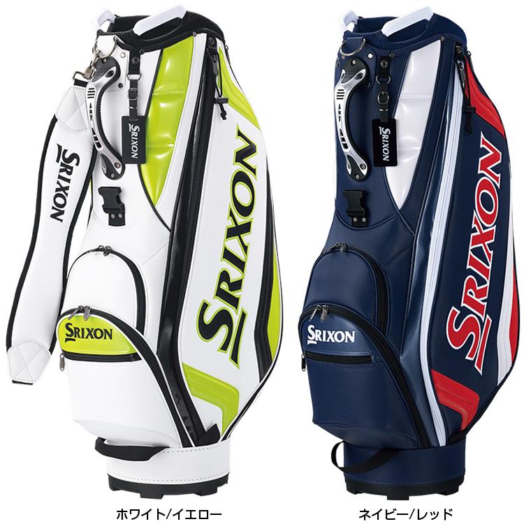 Srixon キャディバッグ 白/黄/黒 Srixon キャディバッグ ホワイト