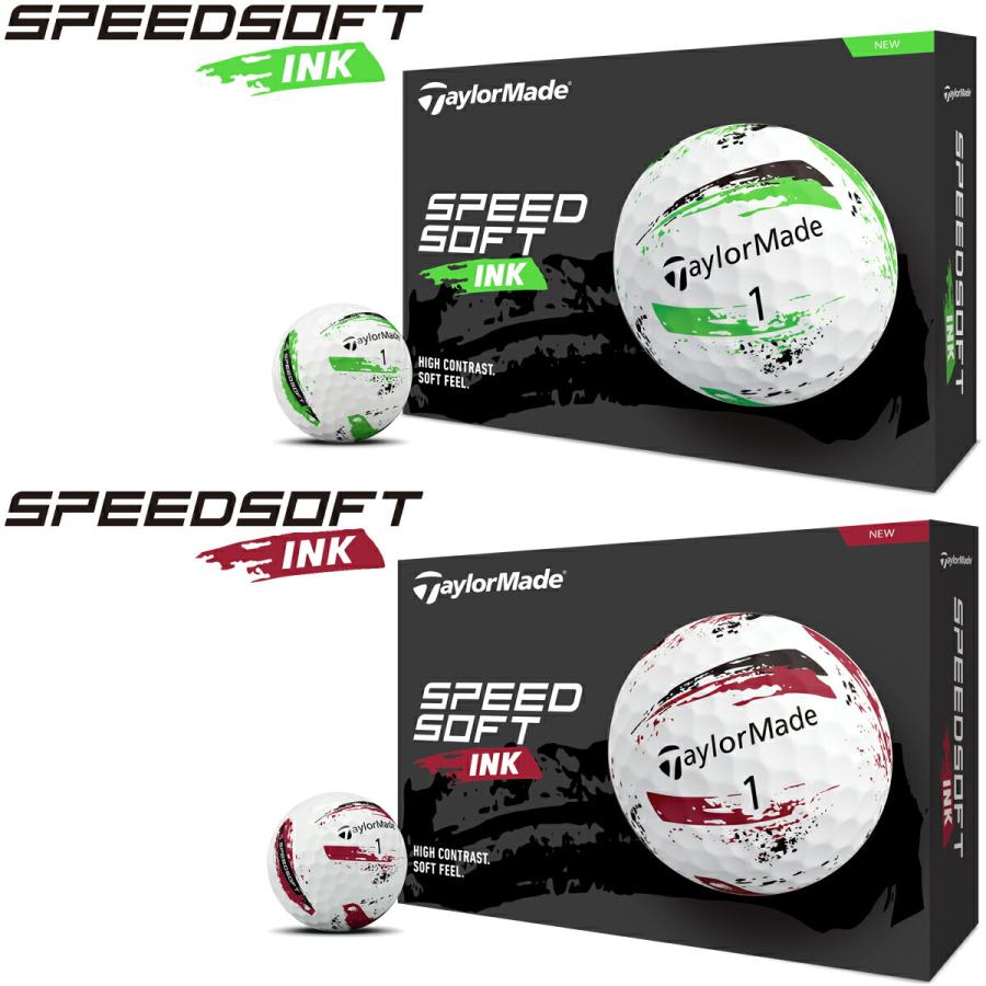 TaylorMade（テーラーメイド） スピードソフト インク ゴルフボール 1