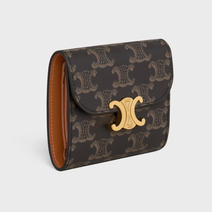 CELINE（セリーヌ） スモール フラップウォレット トリオンフ