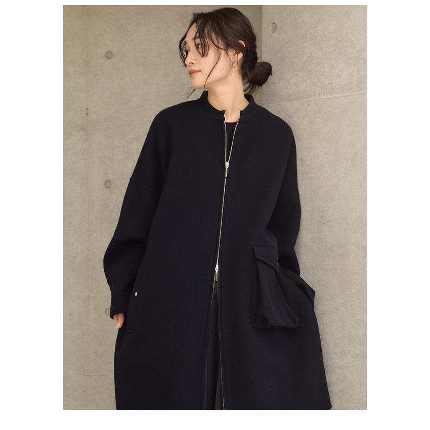 ヘラ Hella 24秋冬 DOUBLE ZIP REVER CO アウター ミドル丈 長袖 h243