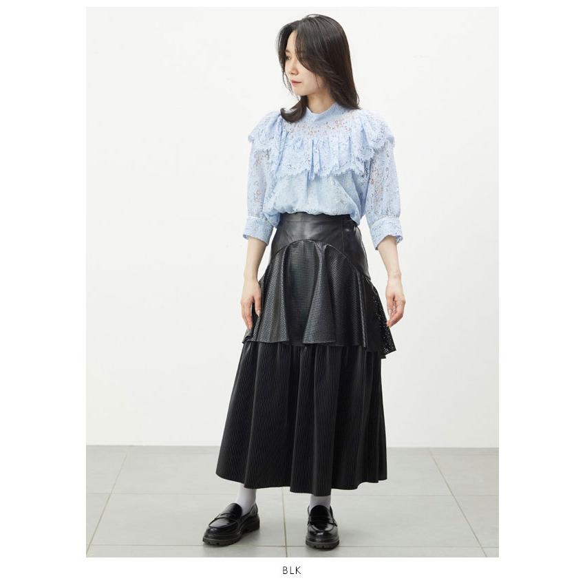 FURFUR（ファーファー） SALE60%OFF パンチングエコレザースカート