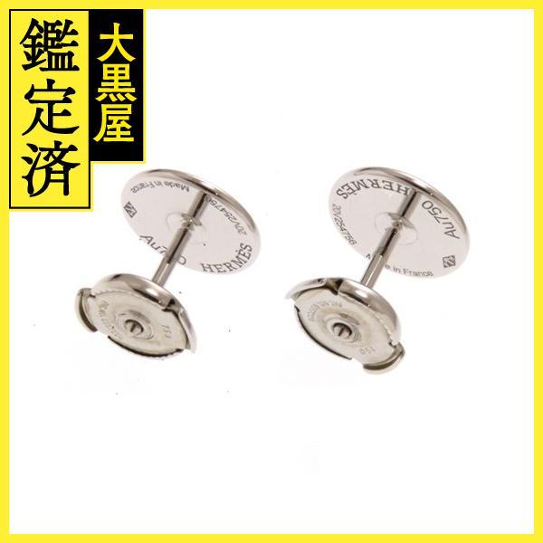 HERMÈS エルメス クル・ド・セル カフスリンク 18K