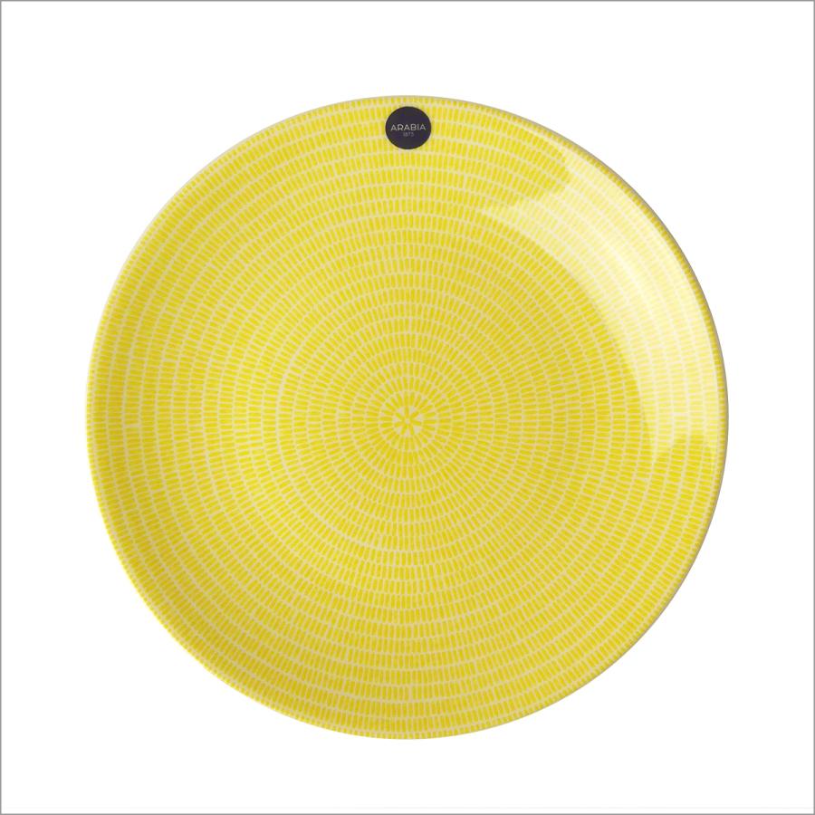 24h アベック 【並行輸入品】アラビア プレート 20cm イエロー Arabia