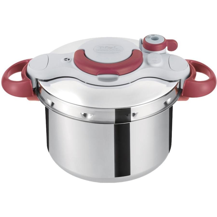 T-fal（ティファール） 圧力鍋 6L クリプソ ミニット イージー ルビー