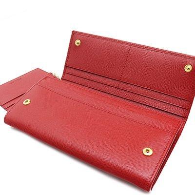 PRADA（プラダ） 1MH132 QHH F068Z FUOCO/レッド SAFFIANO TRIANG