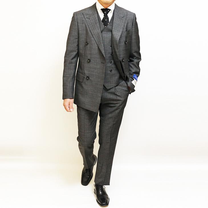 FICCE（フィッチェ） 【最終売尽】ダブルスーツ メンズ 春夏 新品 灰