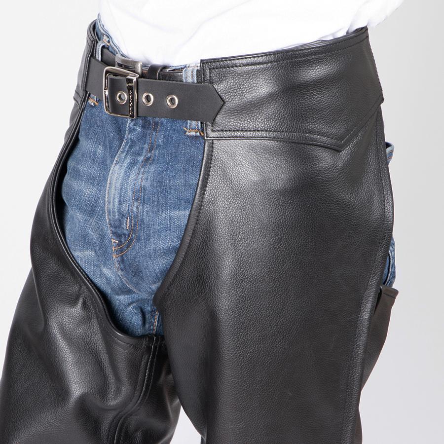 DEGNER（デグナー） レザーチャップス/LEATHER CHAPS（ブラック） [CH