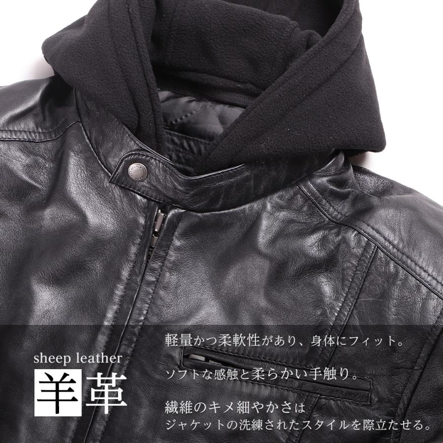 DEGNER（デグナー） メンズ レザージャケット 革ジャン ライディング