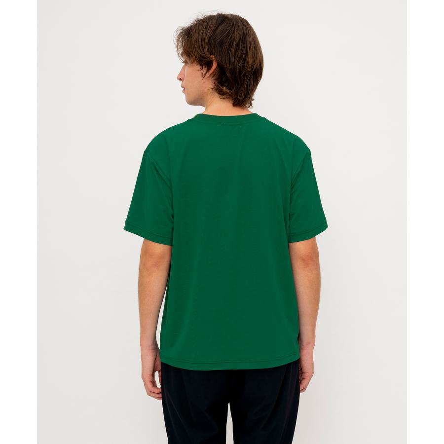 ルコックスポルティフ テニスウェア 半袖TシャツQTMSJA10緑 メンズL