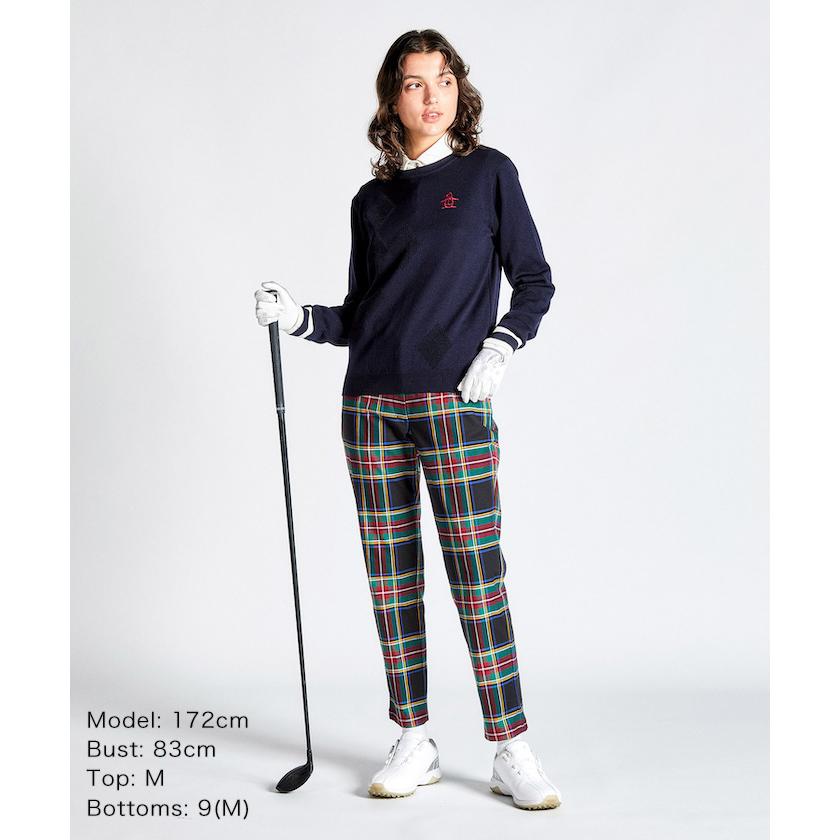 Munsingwear（マンシングウェア） 公式 ツイルチェック9分丈パンツ