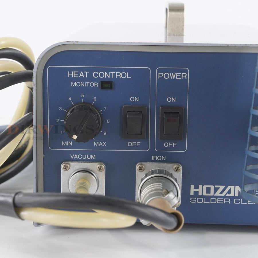 JB]USED 保証なし HOZAN HS-851 SOLDER CLEANER VR はんだ吸取機