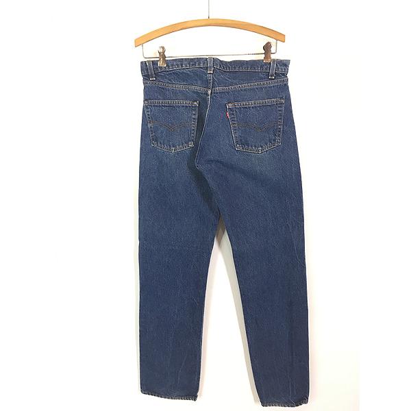 古着 80s USA製 Levi's 501 「66 後期」 黒カン 内股シングル 濃紺