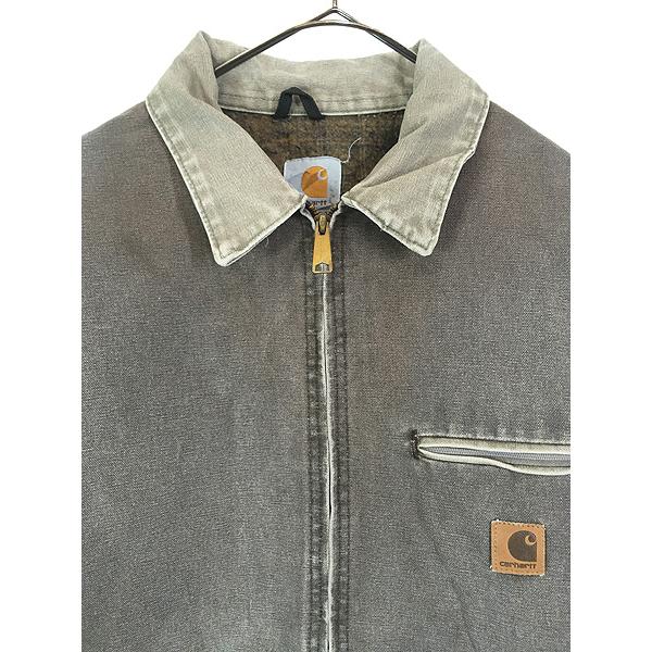 古着 90s USA製 Carhartt 裏地 チェック ブランケット CHT