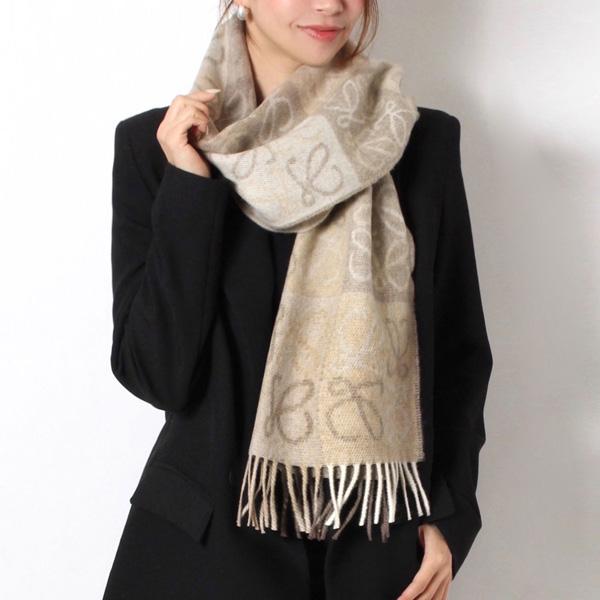 LOEWE（ロエベ） 24SSモデル レディース ANAGRAM SCARF アナグラム