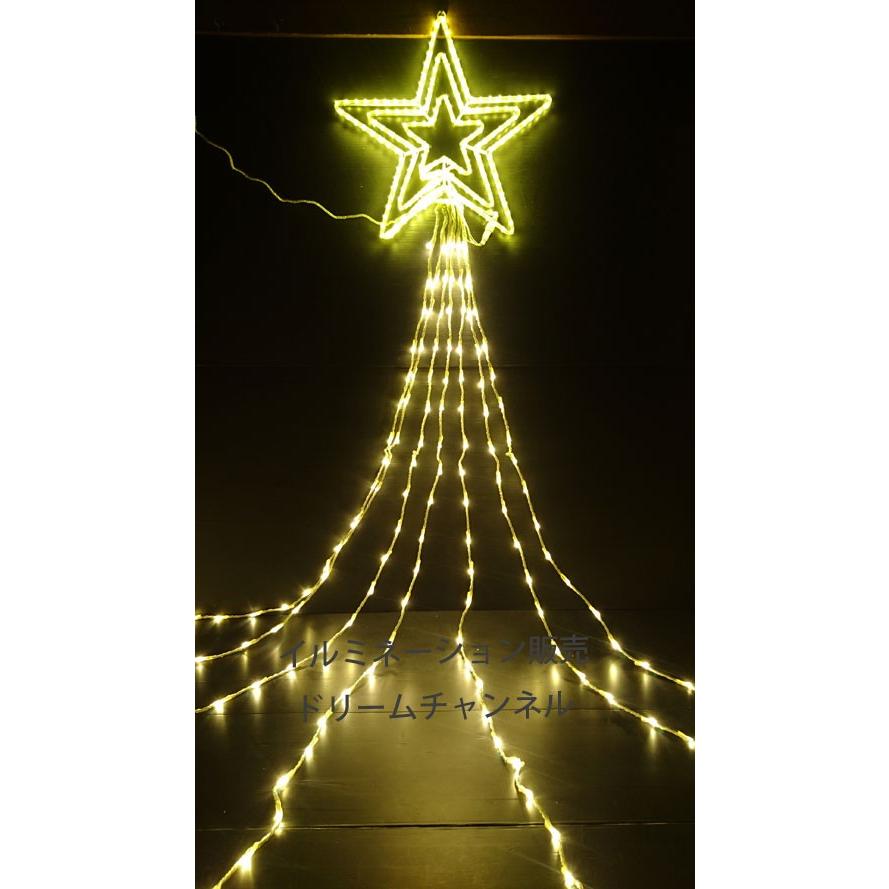 LEDドレープライト トップスター 6m LD6D 中古品 LEDドレープライト