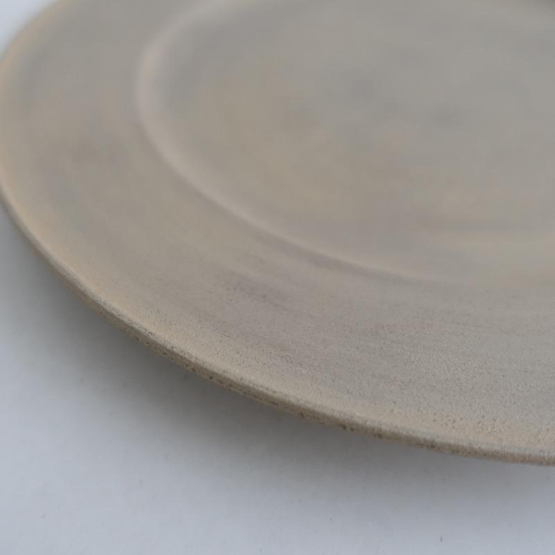 美品】富井貴志 *白漆リム皿 27cm*プレート大皿お皿木製食器作家【陶器