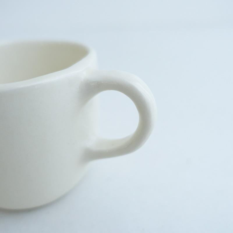 美品】バーバラアイガン Barbara eigen *マグカップ ホワイト*食器