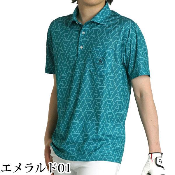 ゴルフウェア メンズ ポロシャツ 半袖 シャツ tシャツ 夏 スポーツ