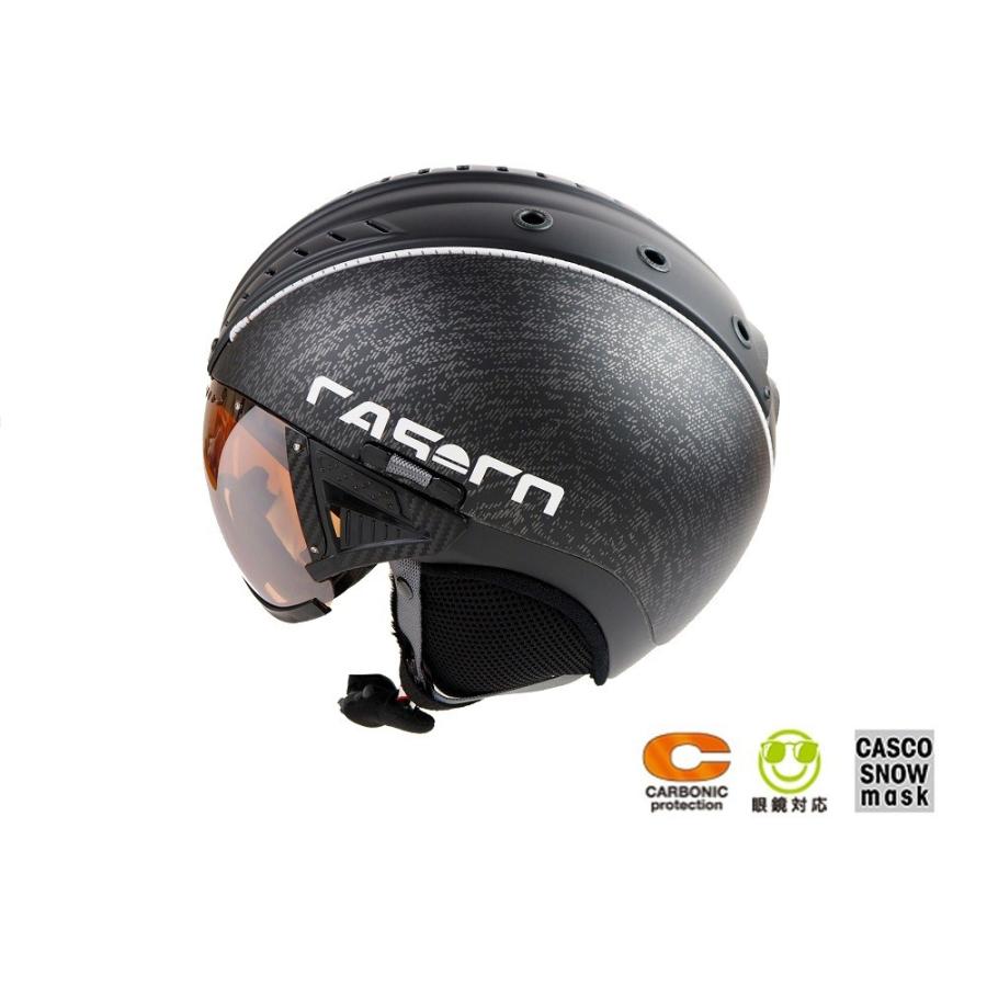 2018-2019 CASCO(カスコ)バイザー付スキーヘルメット「SP2 SNOWBALL
