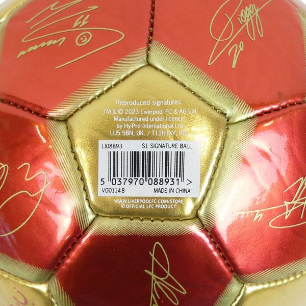 リバプール サイン入りボール 1号球 LIV_SIG_26SKILLBALL サッカー