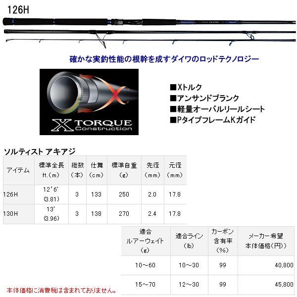 DAIWA（ダイワ） ロッド ソルティスト AK （ アキアジ ） 130H・N
