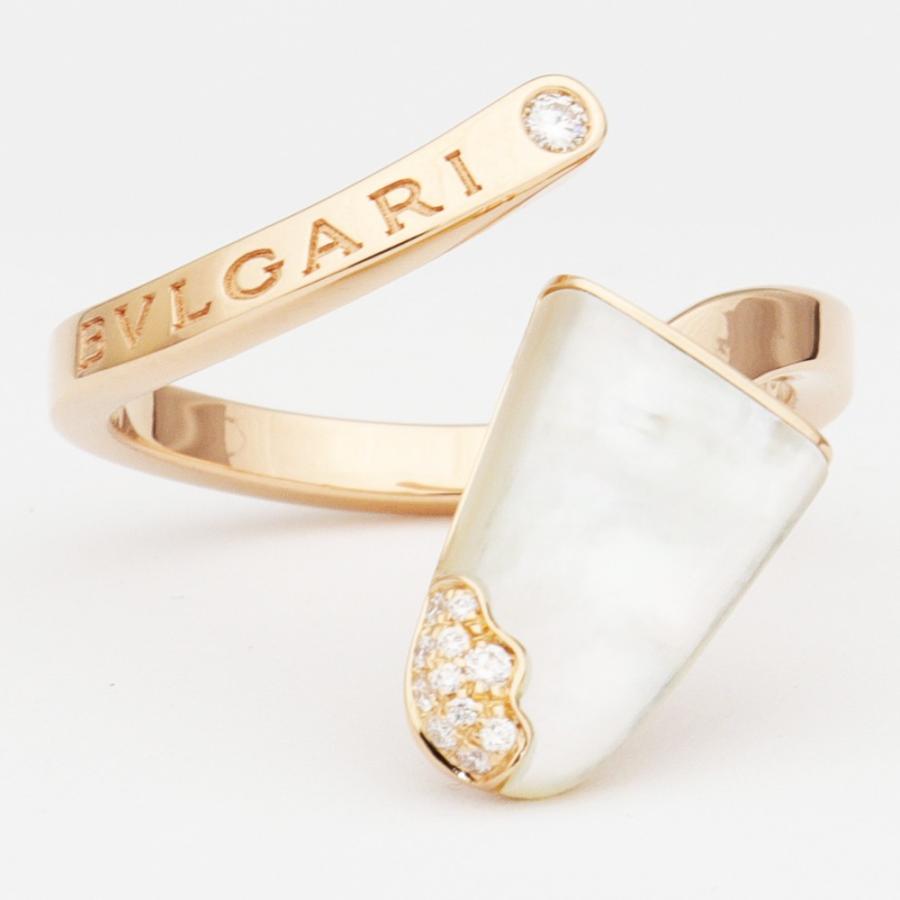 BVLGARI（ブルガリ） ジェラーティ リング 指輪 #55 K18 ピンク