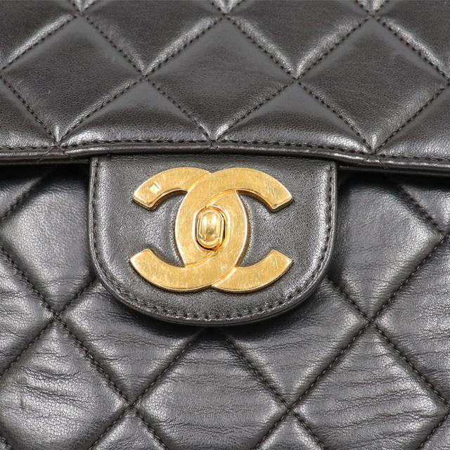 マトラッセ シャネル CHANEL チェーンショルダー バッグ ブラック